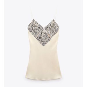 ZARA SATIN EFFECT MINI DRESS